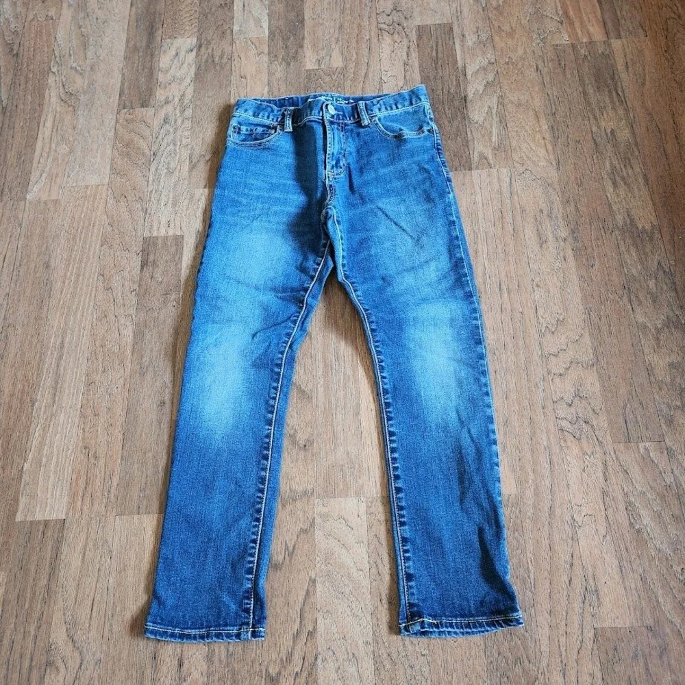 GapKids 1969 Boys Slim Fit Jeans Medium Wash Blue Size 10 Regular Stretch 631